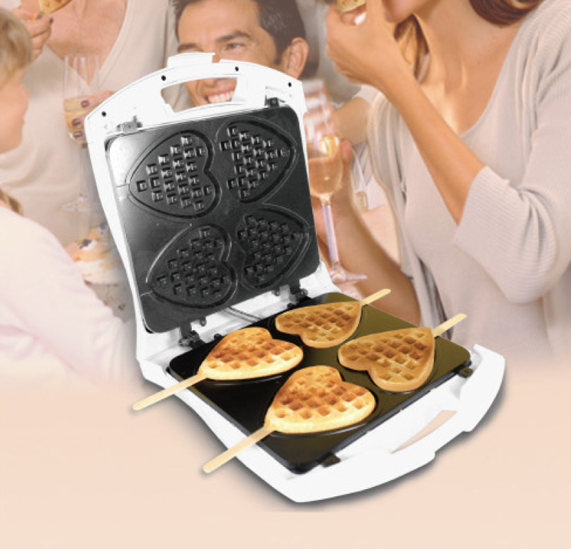 Orig. Lentz Waffle King 4 Waffeleisen Waffel am Stiel Waffelgerät Waffel Maker eBay